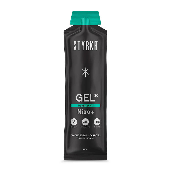 Styrkr Gel GEL30 Nitro+ Dual-Carb Energy Gel Apple/Blackcurrant
