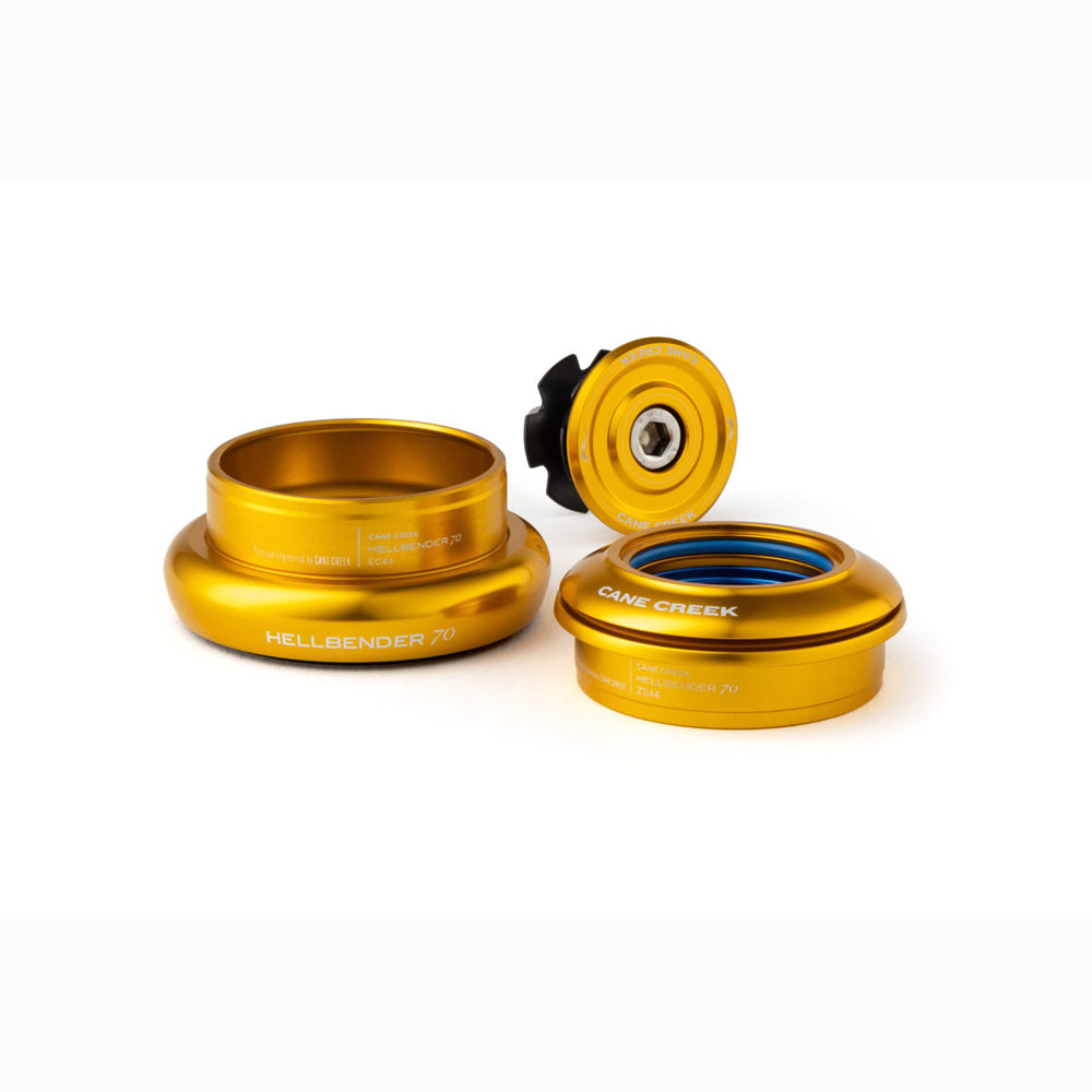 Cane Creek Hellbender 70 ZS44/EC44/40 Headset Complete Gold