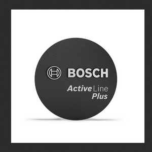 Bosch Active Line Plus Logo Cover Black (Gen 3)