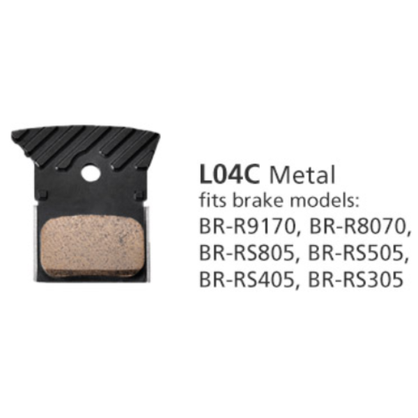 Shimano Metal Pad & Spring L04C W/FN RD Disc Brake