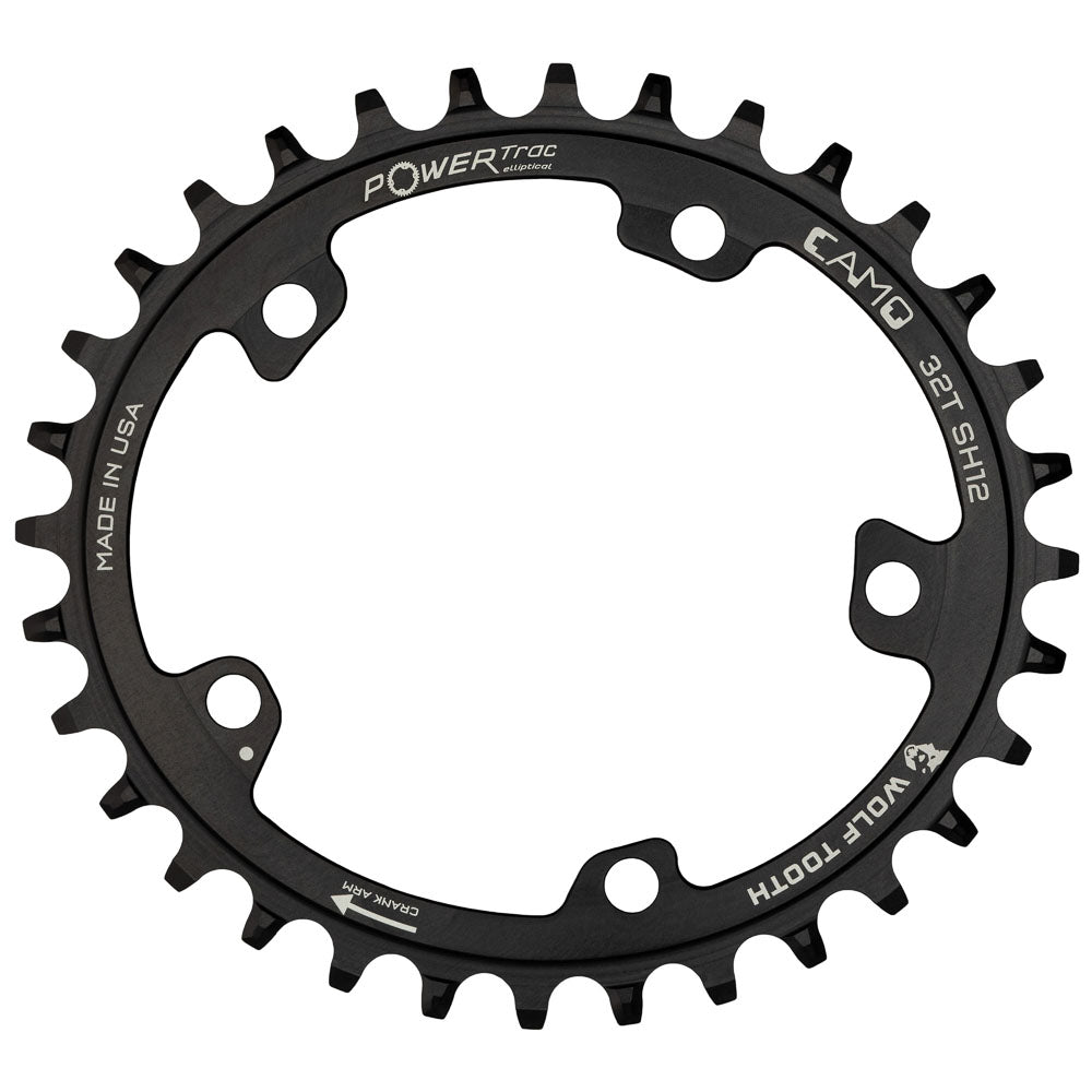 CAMO OVAL DROP-STOP CHAINRING - SHMANO HG+