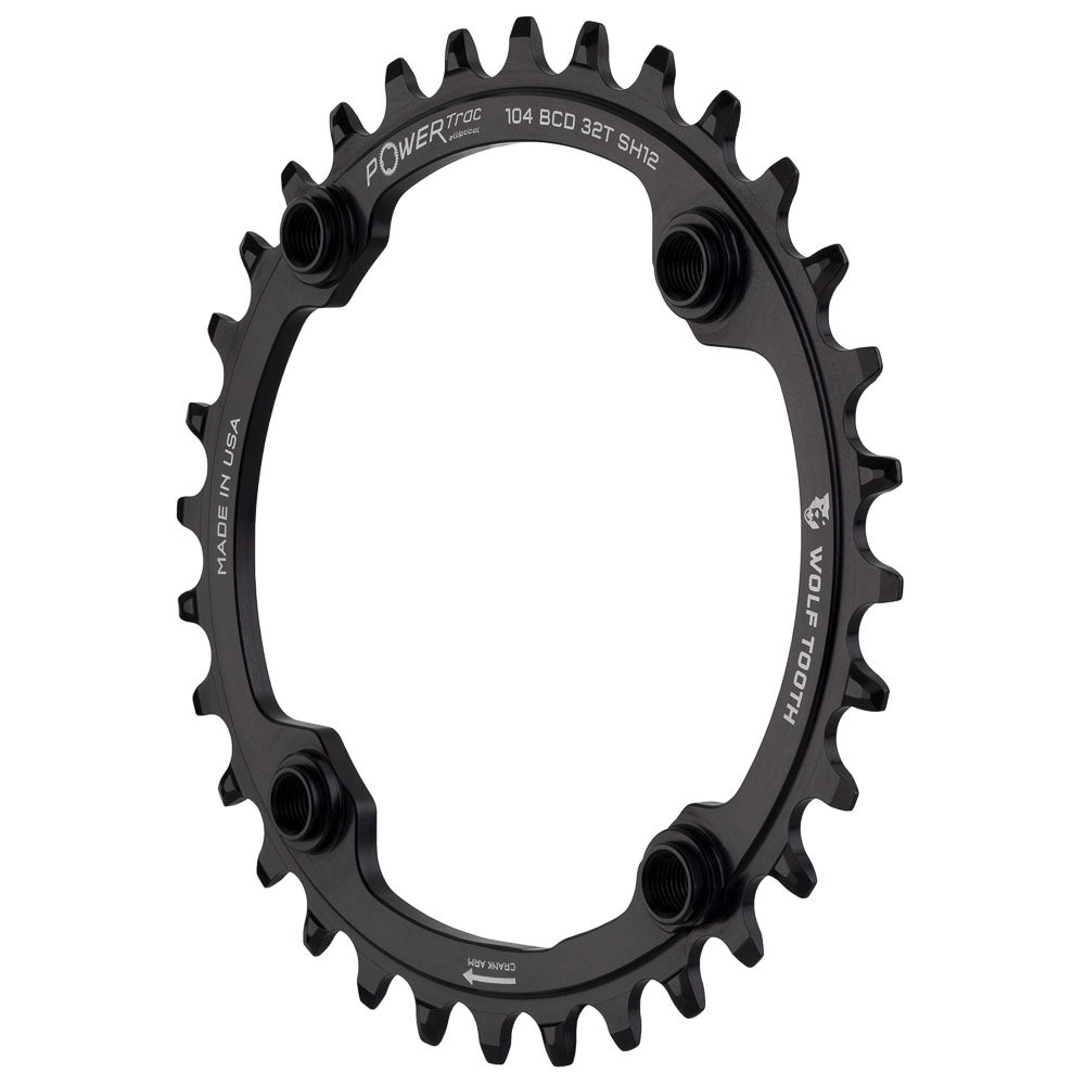 104 BCD DROP-STOP OVAL CHAINRING - SHIMANO HG+