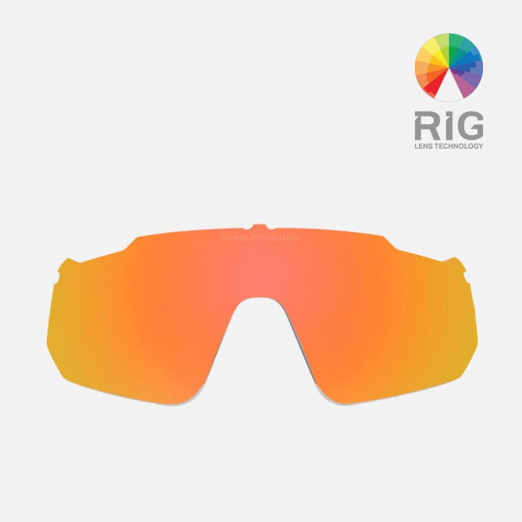 SHINOBI RIG REFLECT SUNGLASSES - RIG TOPAZ / SATIN WHITE