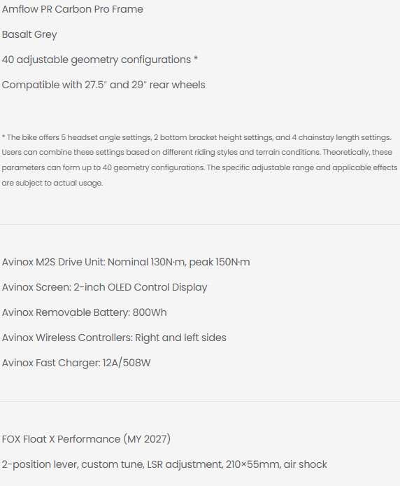 Amflow PR Pro Carbon