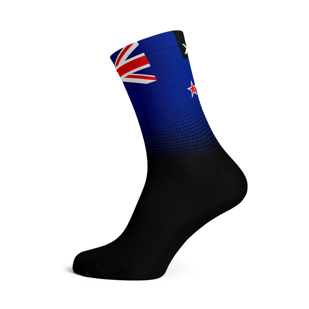 SOX FOOTWEAR - NEW ZEALAND BLACK CREW SOCKS