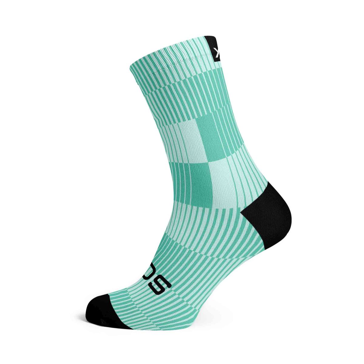 SOX FOOTWEAR - SLIGHT TURQUOISE CREW SOCKS