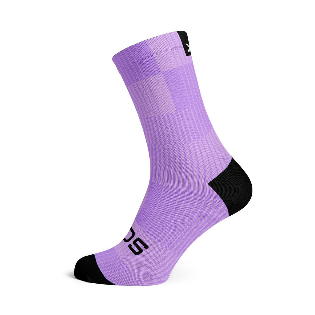 SOX FOOTWEAR - SLIGHT LILAC CREW SOCKS