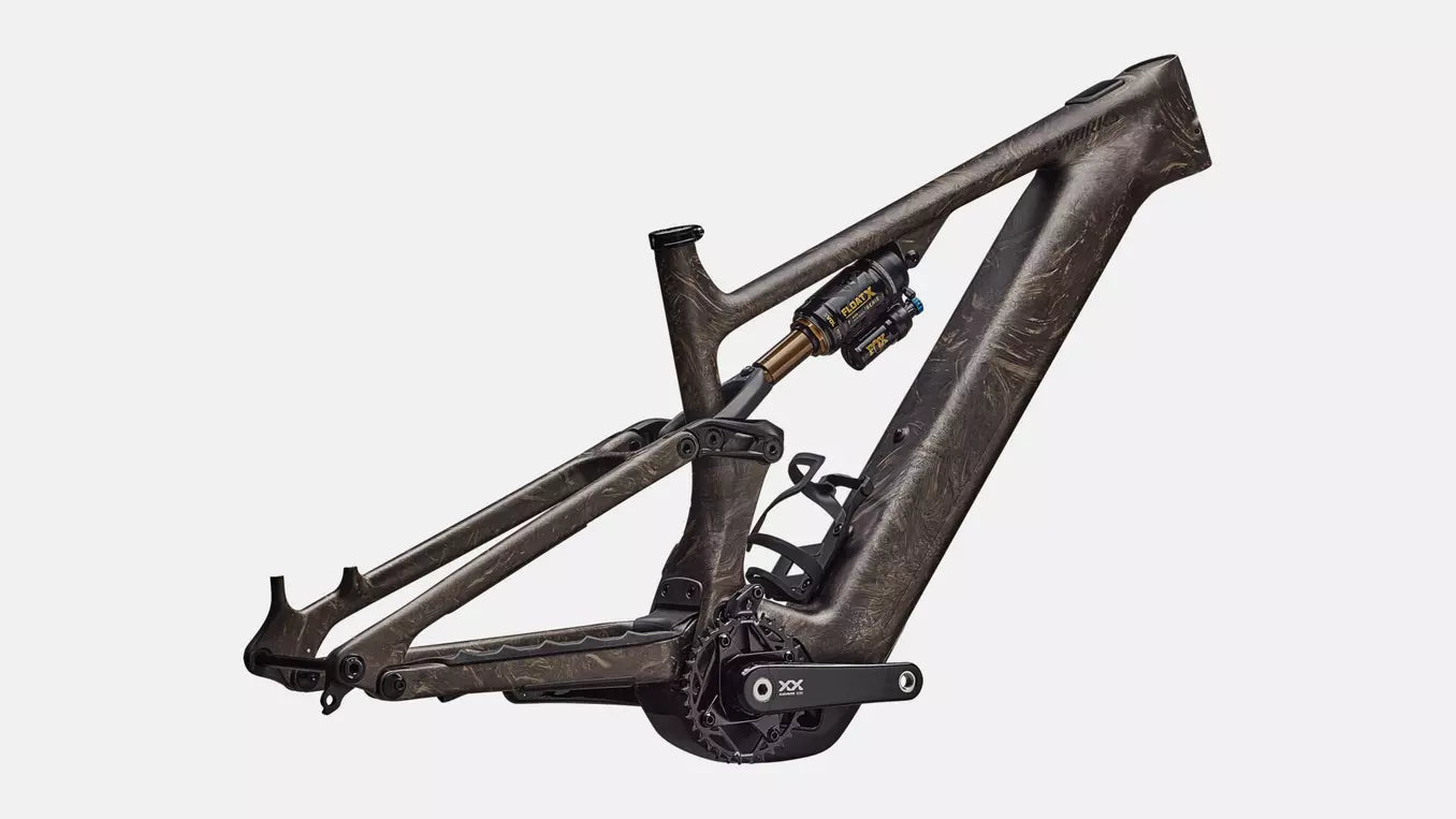 2026 S-Works Levo Frameset G4 Satin Taupe / Gunmetal Strata / Metallic Obsidian
