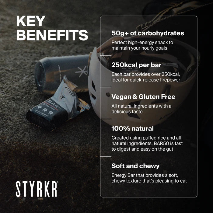 Styrkr Energy Bar BAR50 Dark Chocolate Chip