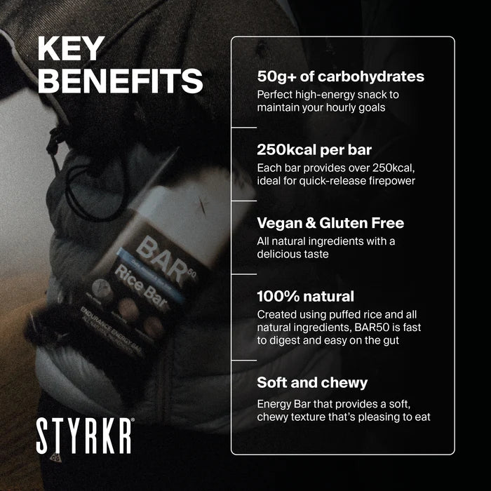 Styrkr Energy Bar BAR50 Date, Almond & Sea Salt