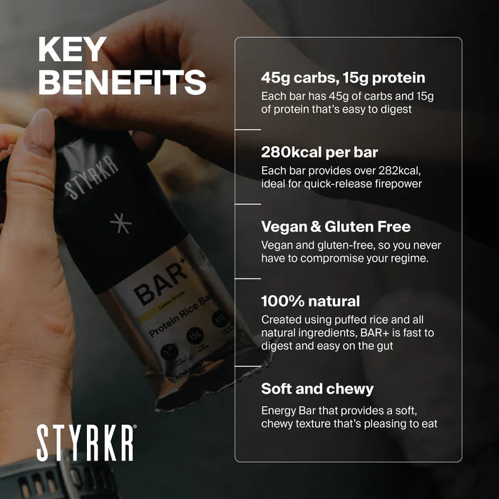 Styrkr Recovery Bar BAR+ Lemon Drizzle