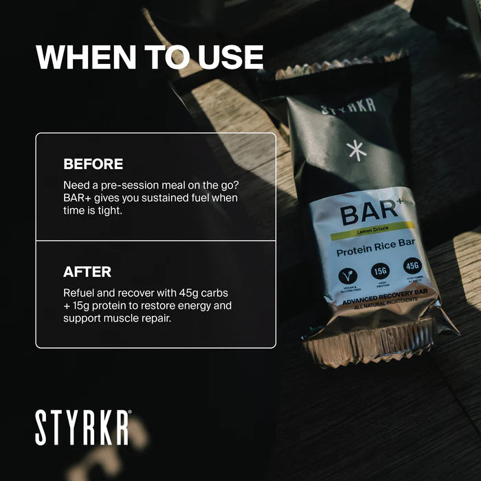 Styrkr Recovery Bar BAR+ Lemon Drizzle
