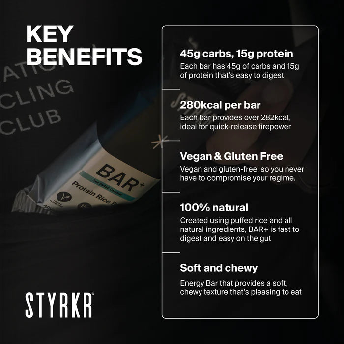 Styrkr Recovery Bar BAR+ Sea Salted Caramel
