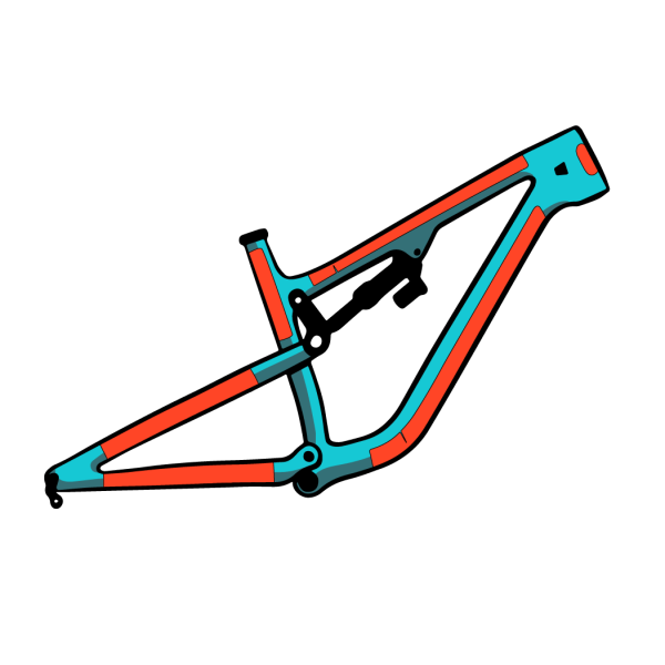 RideWrap Covered Protection Dual Suspension MTB Gloss
