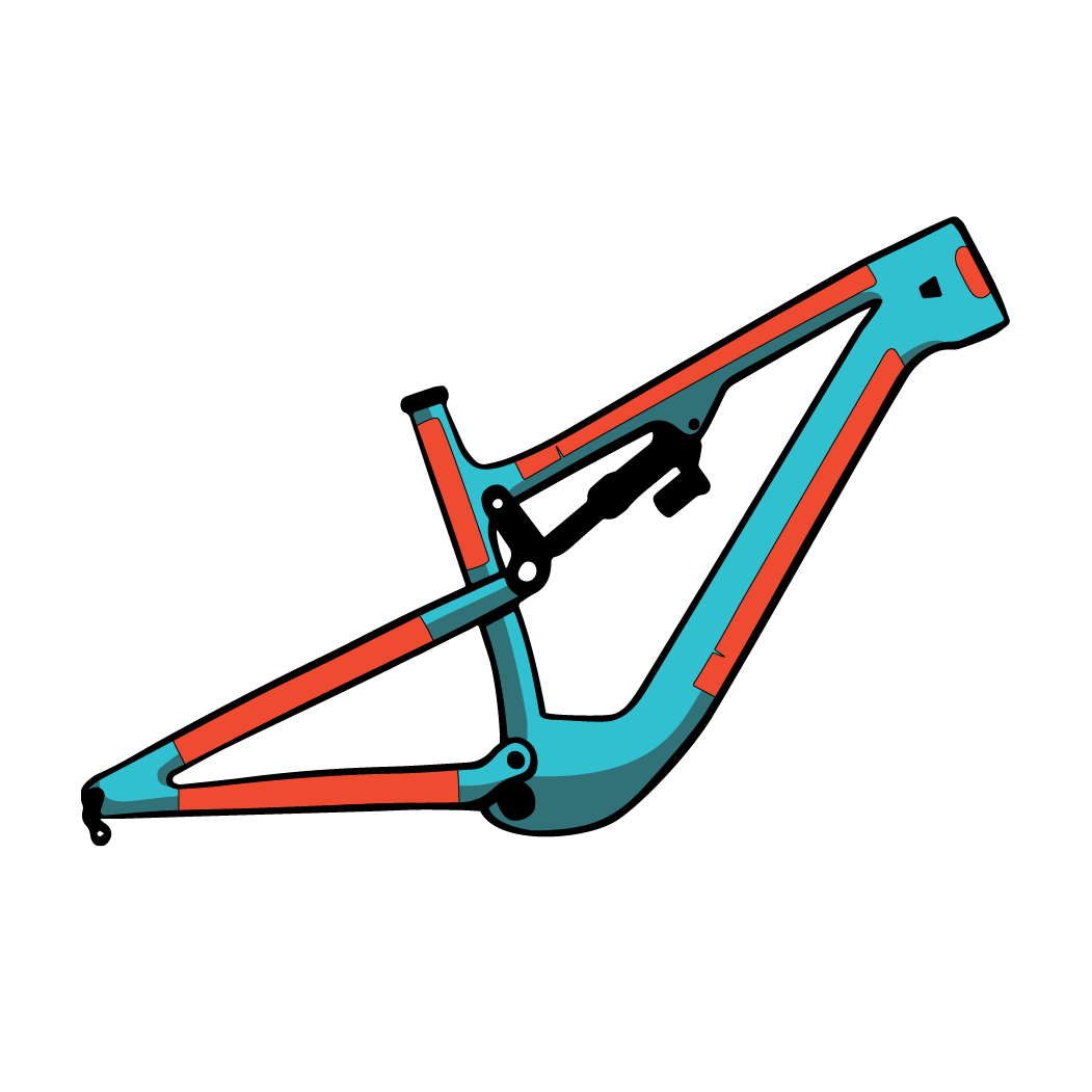 RideWrap Covered Protection E-MTB Frame Kit Gloss
