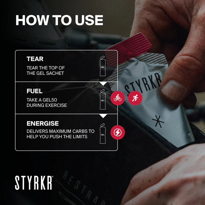 Styrkr Gel GEL50 Mixed Berry Dual-Carb