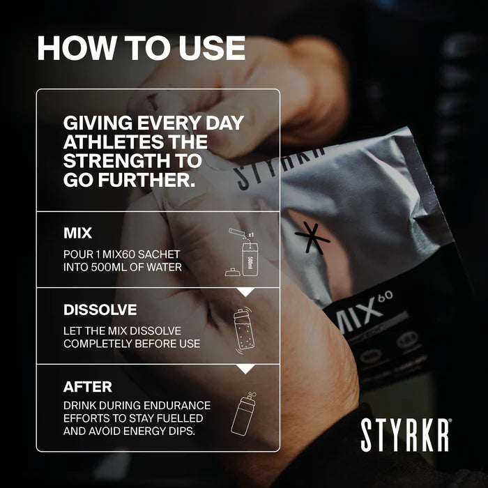 Styrkr Energy Drink Mix MIX60 Dual-Carb