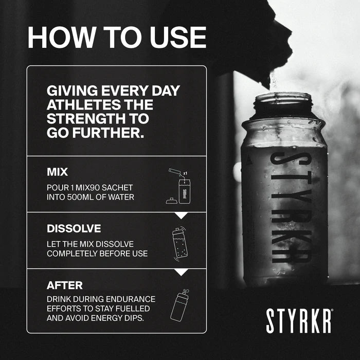 Styrkr Energy Drink Mix MIX90 Dual-Carb