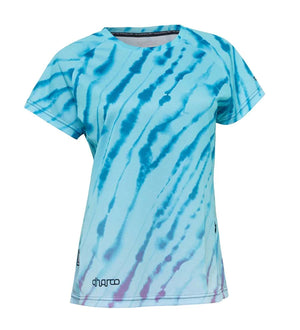 DHaRCO Womens Short Sleeve Jersey Aqua Tiger