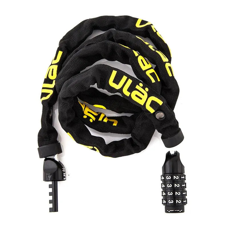 ULAC Lock 52nd Street Chain Hardened Steel Combo 4mm x 120cm