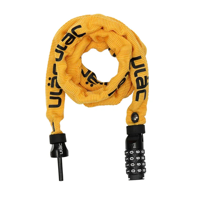 ULAC Lock 52nd Street Chain Hardened Steel Combo 4mm x 120cm