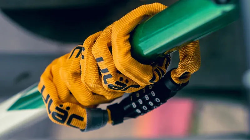 ULAC Lock 52nd Street Chain Hardened Steel Combo 4mm x 120cm