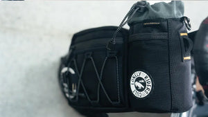 ULAC Dual Handlebar Bag Krosstrek 3.3L with Carabiner - Black
