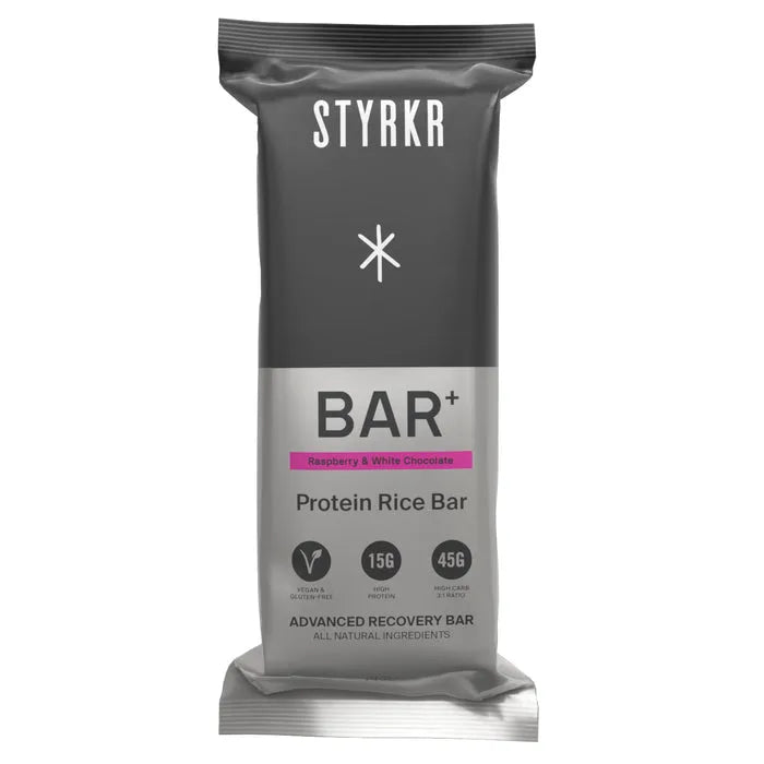 Styrkr Recovery Bar BAR+ Raspberry & White Chocolate