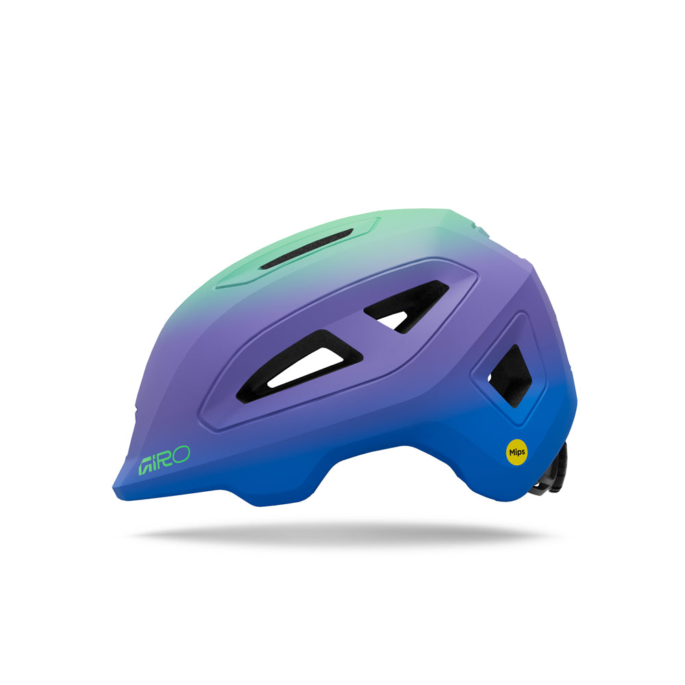 Giro Scamp Mips II - Matte Blue Jewel/Vivid Green