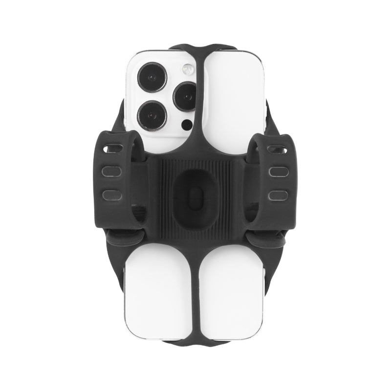 Bike Tie Pro 4 Max Smartphone Holder Dual Strap T-Bar Black