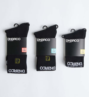 DHaRCO Crew Socks Black