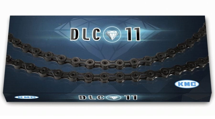 KMC - X11SLDLC - 11spd (1/2" x 11/128") Black/Black DLC