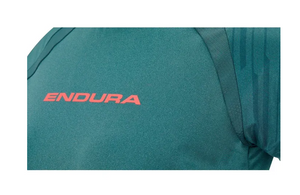 Endura Women's SingleTrack Shotsleeve Jersey Moss