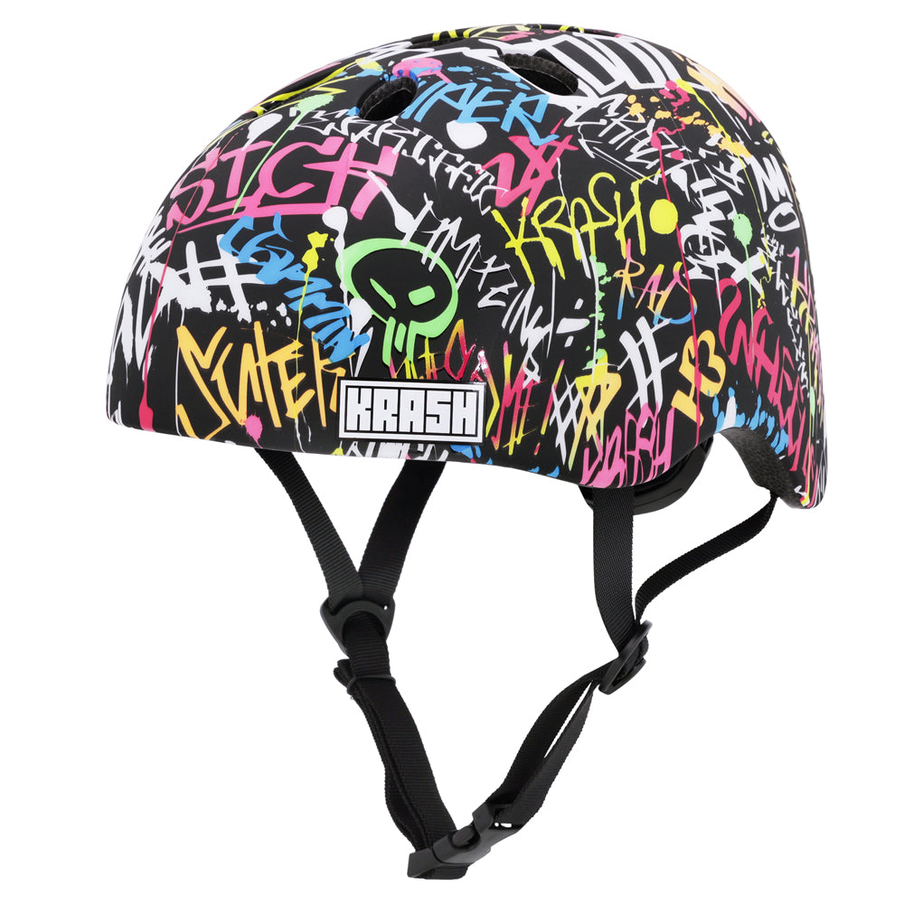 Krash Street Writer Youth Helmet - Neon