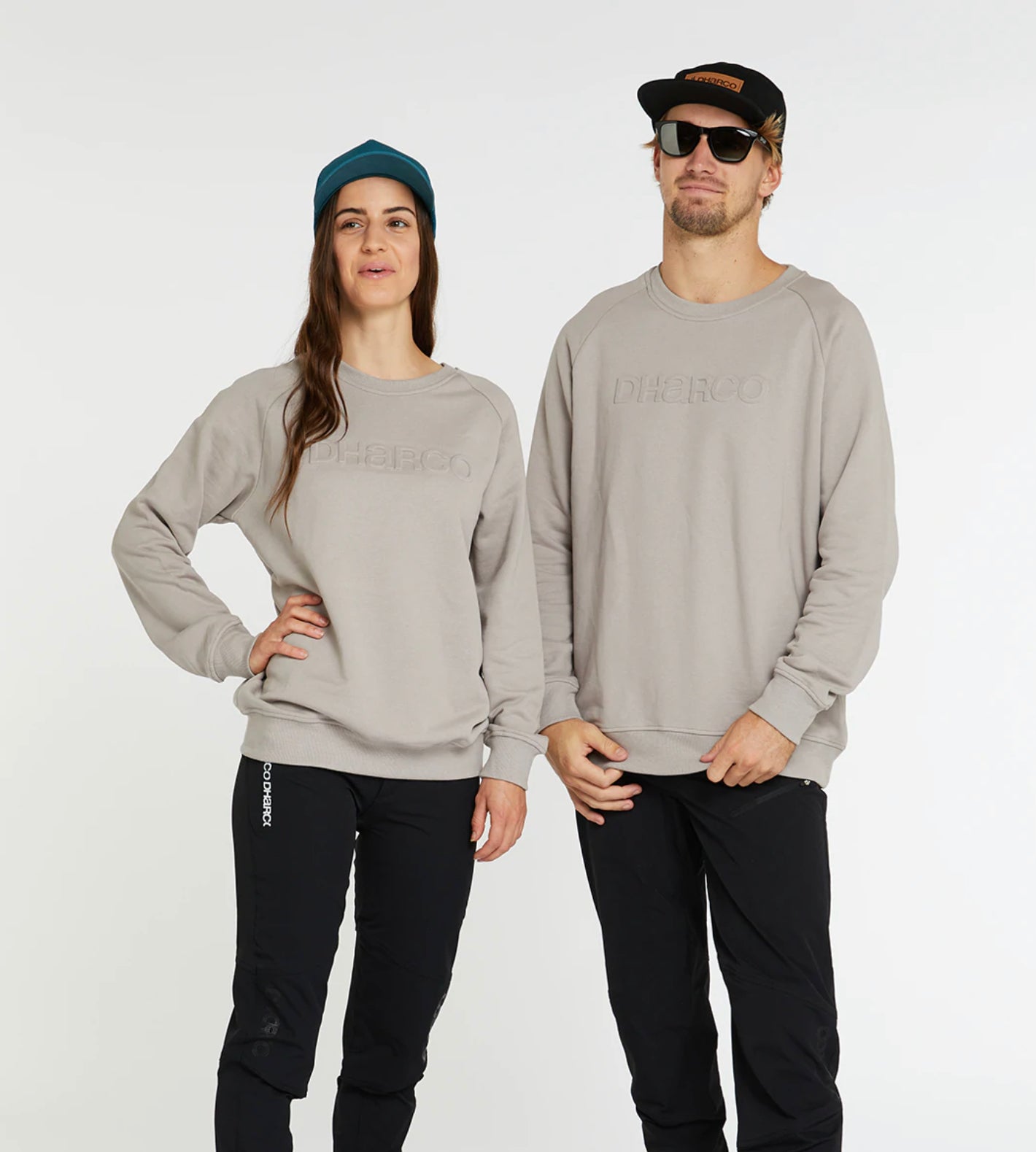 DHaRCO Unisex Crew Grey Stone