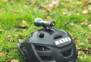 Exposure Lights Diablo Mk12 Oil Slick w/ Helmet & HB Mount w/ Tap Technology.