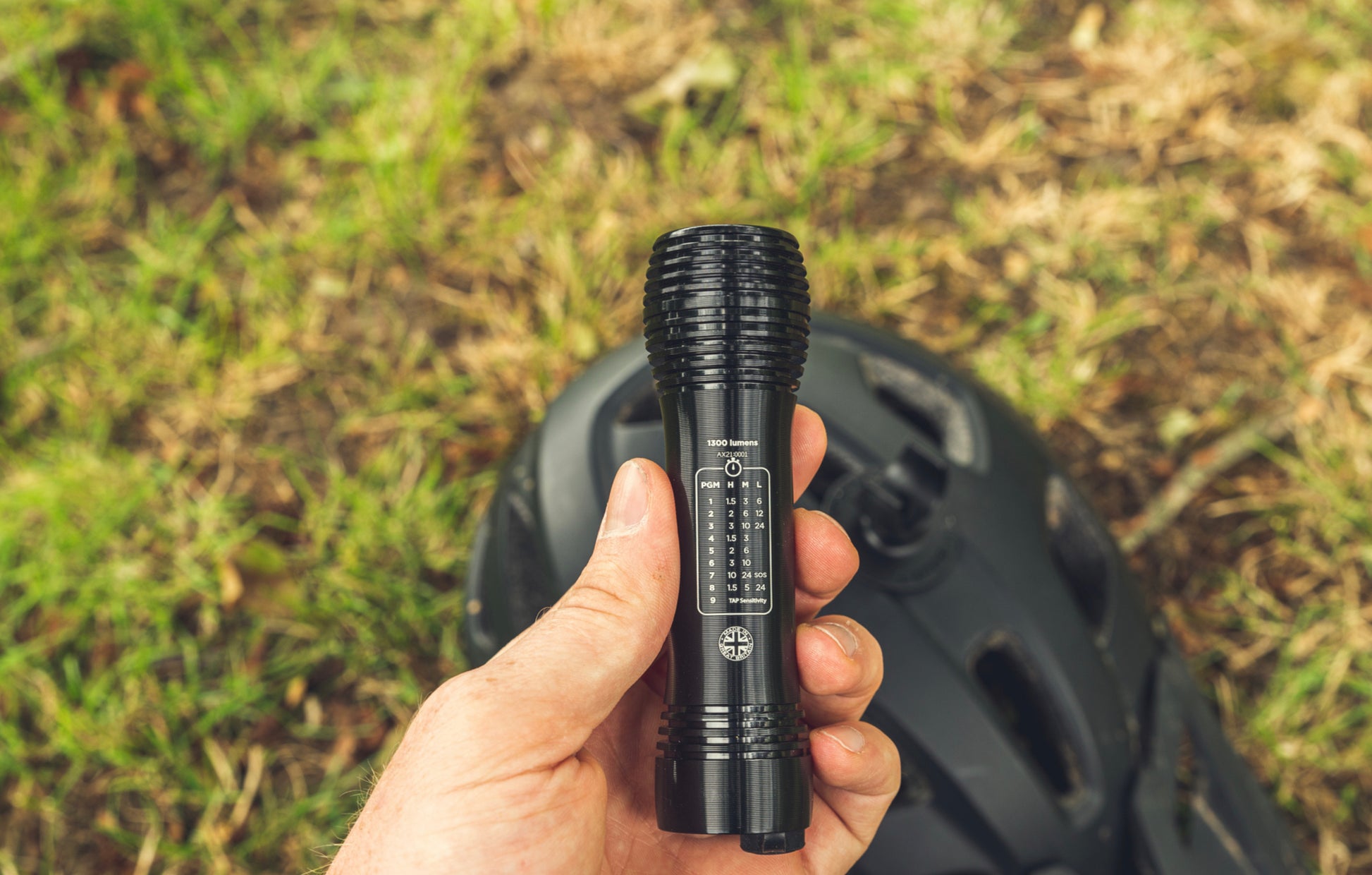 Exposure Lights Axis MK8 w Helmet & HB Mount w Tap Technology