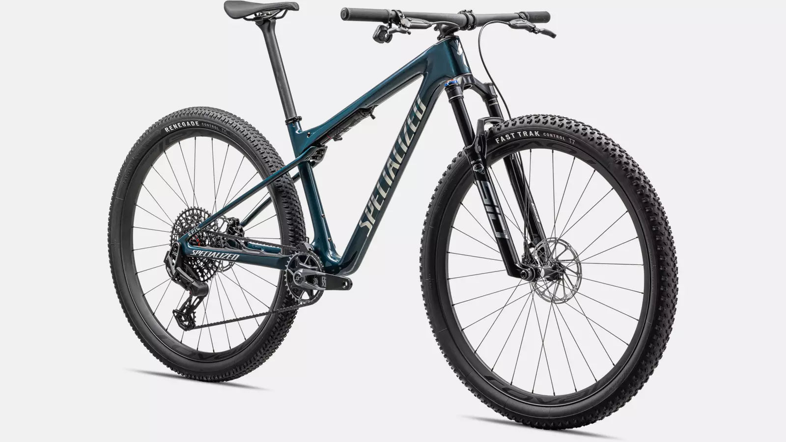 2023 Specialized Epic World Cup Pro Gloss Deep Lake Metallic / Chrome