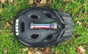 Exposure Lights Diablo Mk12 Oil Slick w/ Helmet & HB Mount w/ Tap Technology.