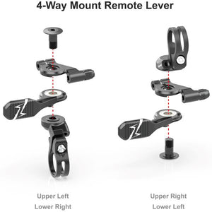 4-Way Mount Remote Lever tn