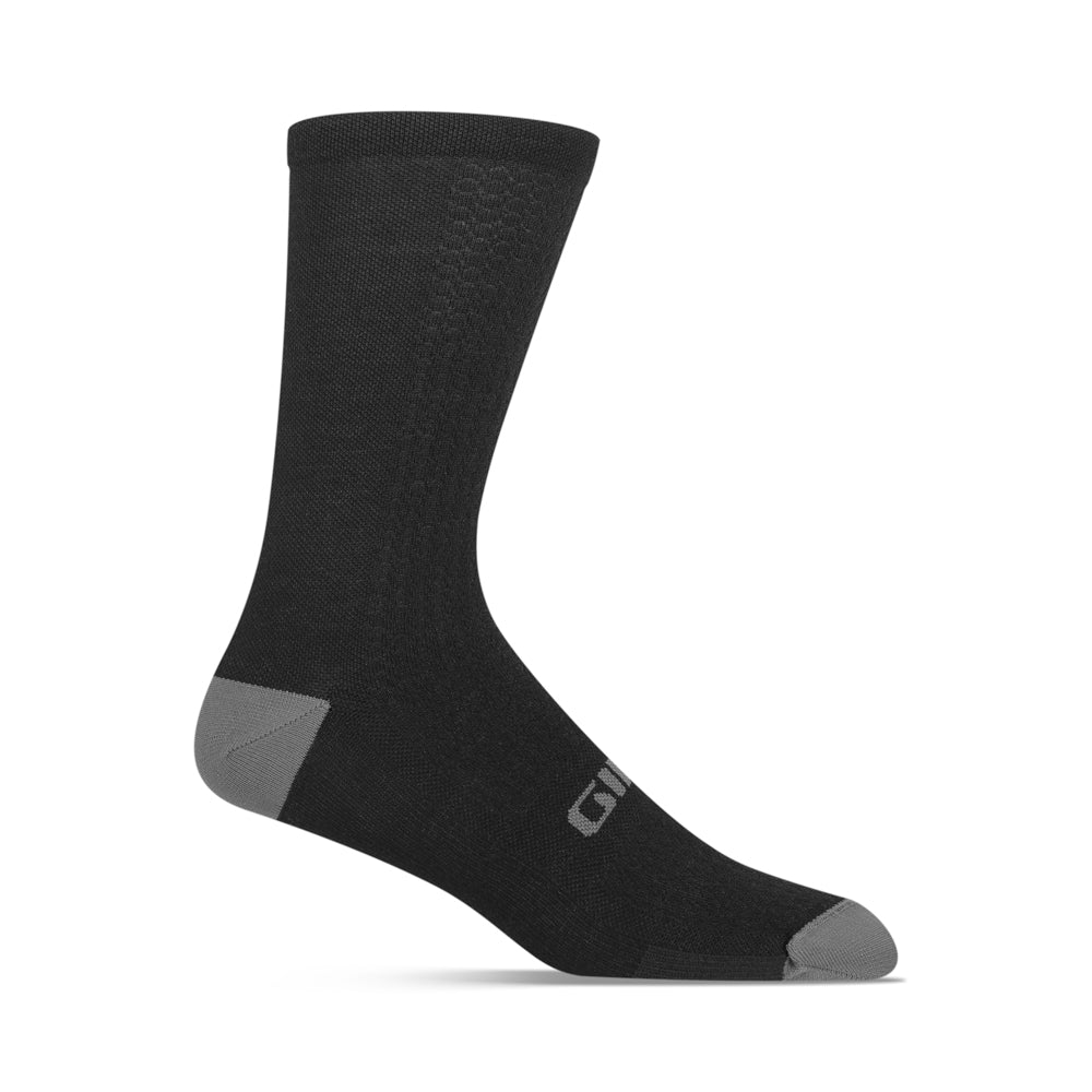 Giro HRC + Merino Sock - Black/Charcoal