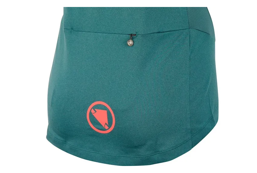 Endura Women's SingleTrack Shotsleeve Jersey Moss