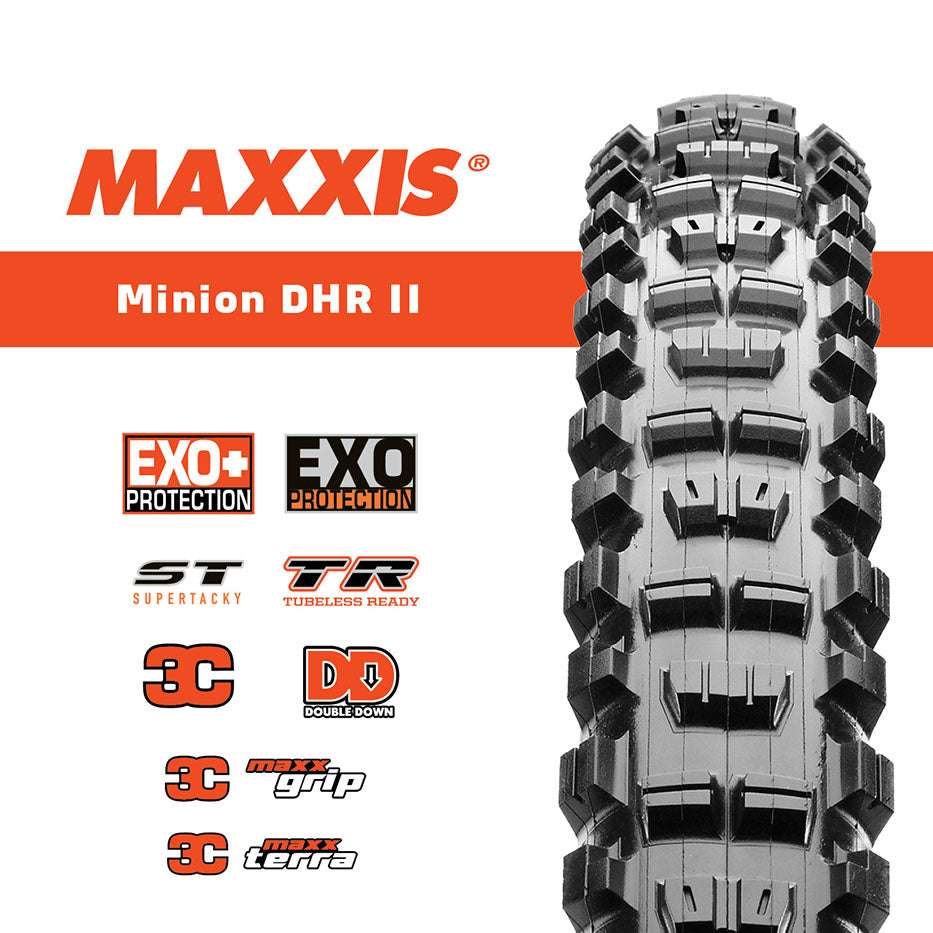 Maxxis dhr 2 27.5 2.4 Clearance