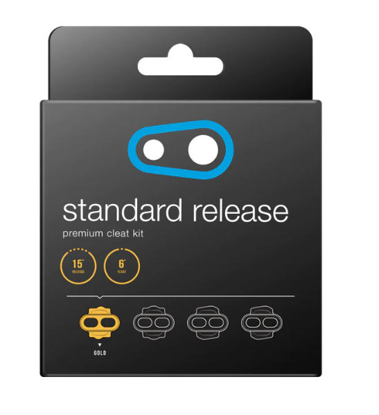 Crankbrothers Cleat MTB Standard Release 15deg release 6deg float Gold