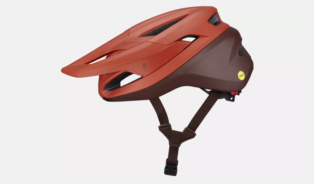 Specialized top orange helmet