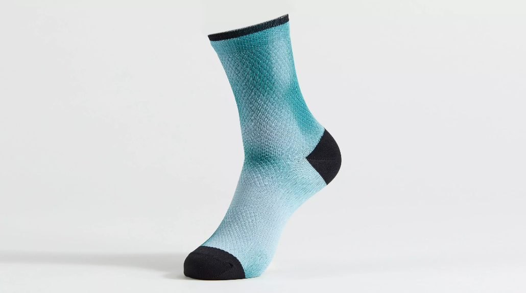 Specialized Soft Air Mid Sock Tropical Teal Distortion