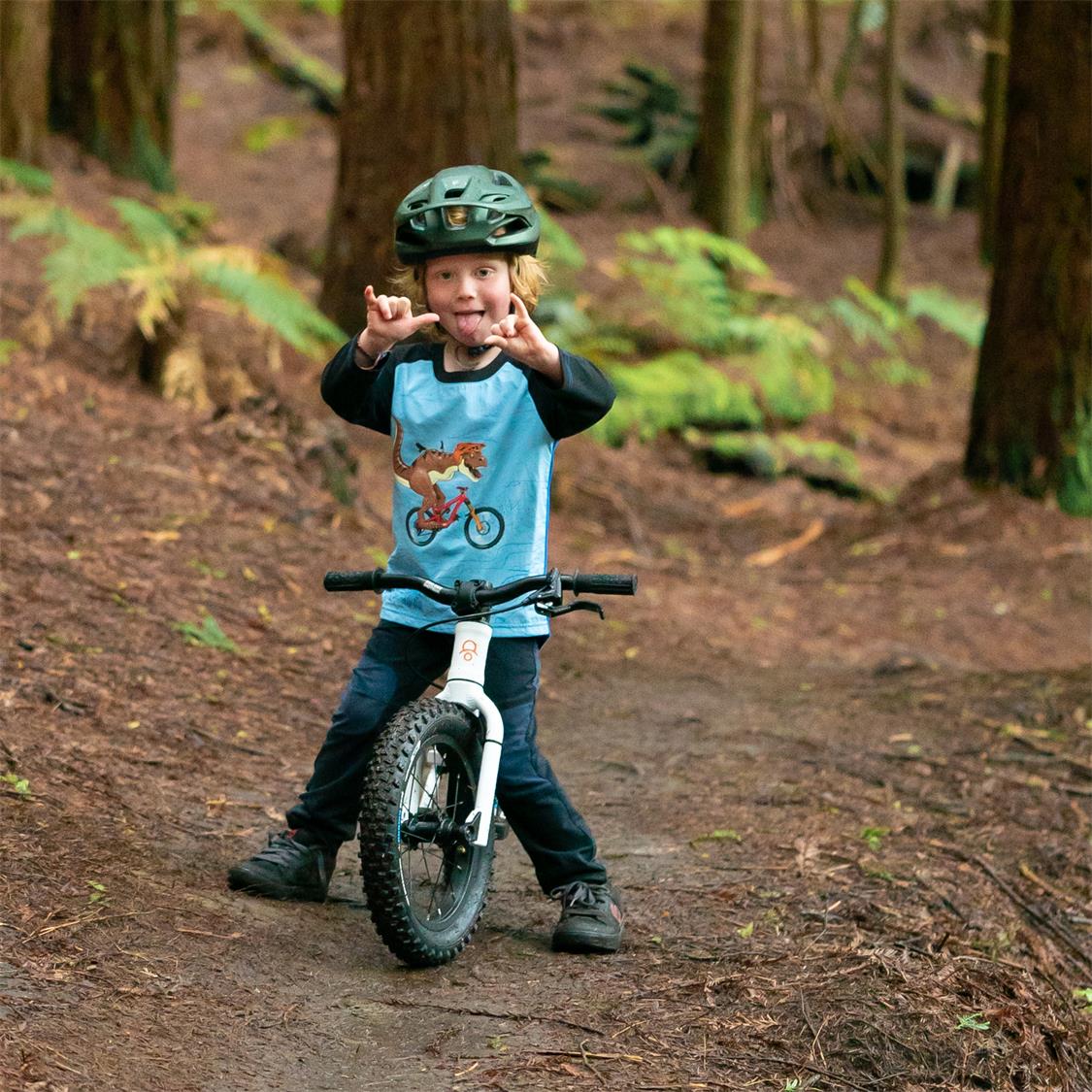 KRS_Windproof Kids MTB Jersey_Dino2