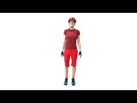 Endura Women's SingleTrack Shotsleeve Jersey Moss