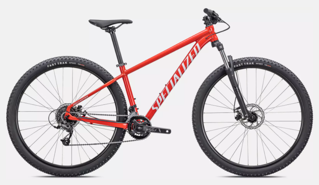 2022 Specialized Rockhopper 26 XXS Gloss Flo Red / White